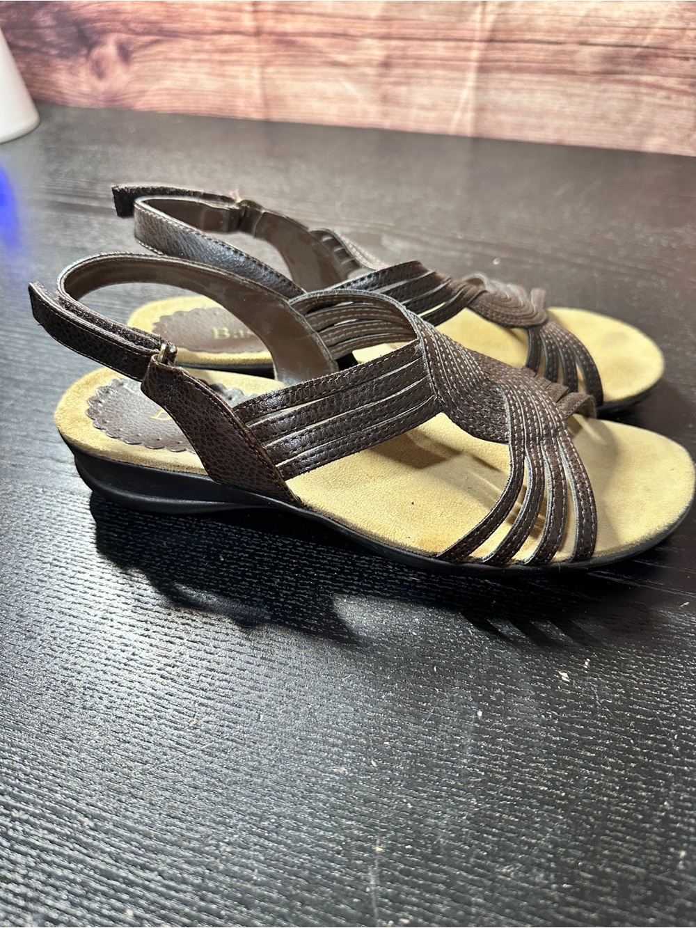 G.H. Bass Glenda Women’s Leather Sling Back Sandals Size 7.5